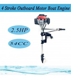 54CC 4 Stroke 2.5HP Boat Motor Outboard Motor Boat Engine W/ Air Cooling System