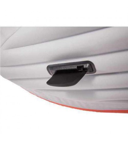 Intex Excursion Pro Inflatable 2 Person Vinyl Kayak, Oars & Pump, Red(For Parts)