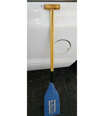 Rare KIALOA Yin Yang Hybrid DRAGON BOAT PADDLE + Cover 46 1/2