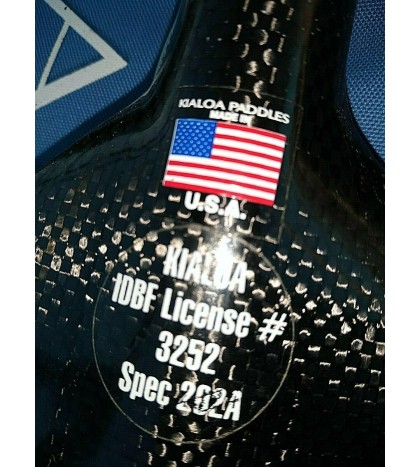 Rare KIALOA Yin Yang Hybrid DRAGON BOAT PADDLE + Cover 46 1/2