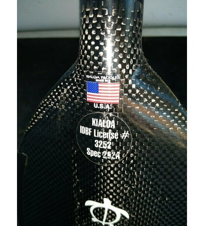 Rare KIALOA Yin Yang Hybrid DRAGON BOAT PADDLE + Cover 46 1/2