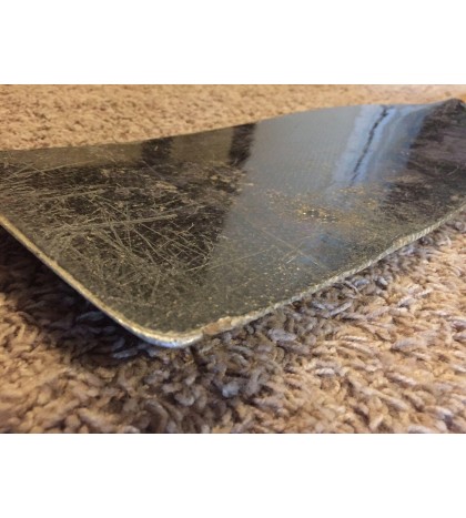 Mitchell Carbon Fiber glass rope edges aluminum tip and a wooden core paddle