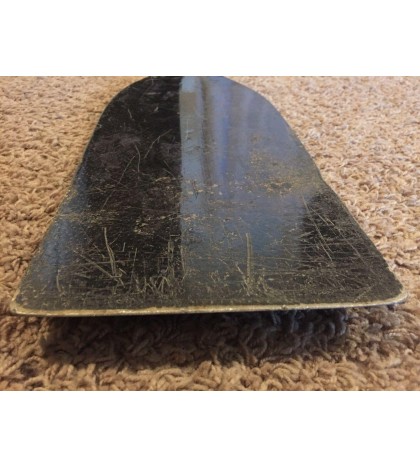 Mitchell Carbon Fiber glass rope edges aluminum tip and a wooden core paddle