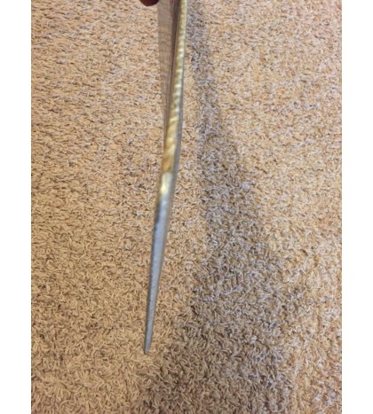 Mitchell Carbon Fiber glass rope edges aluminum tip and a wooden core paddle