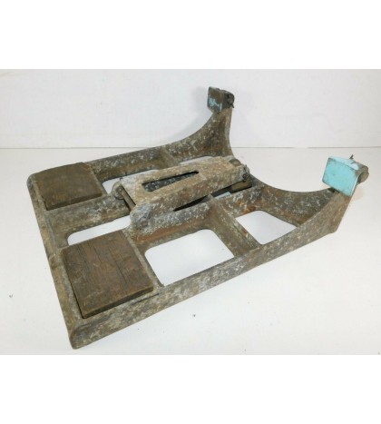 Vtg Savage Universal Aluminum and Bronze Boat Canoe Marine Motor Mount Bracket