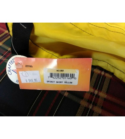 Double Kayak Spirit Skirt Yellow NEW Walden Kayak Zipper
