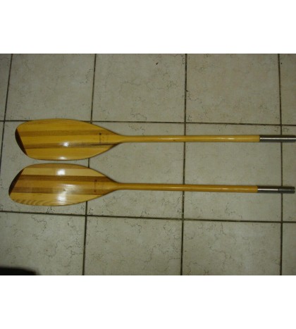 RARE Vintage Aquaterra Whisper Wood 2-Piece Kayak Paddle  93.5