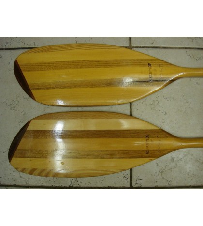 RARE Vintage Aquaterra Whisper Wood 2-Piece Kayak Paddle  93.5