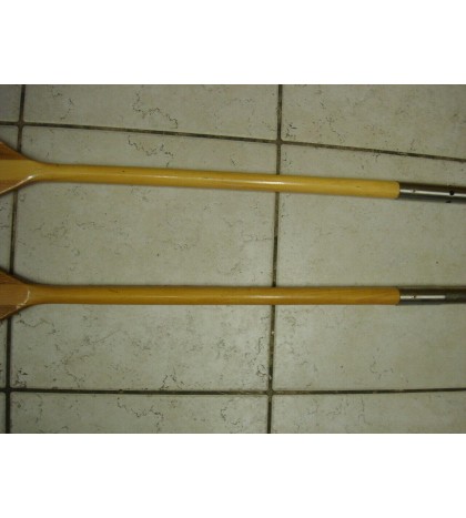 RARE Vintage Aquaterra Whisper Wood 2-Piece Kayak Paddle  93.5