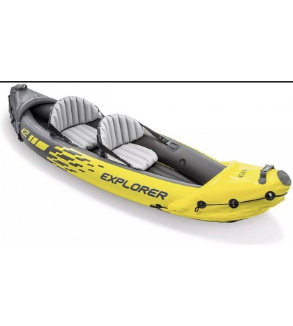 Intex Explorer K2 Kayak, 2-Person Inflatable Kayak Set with Aluminum Oar