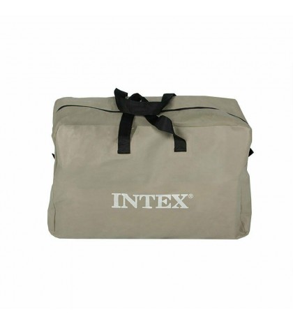 Intex Excursion 5 Inflatable Rafting and Fishing Boat with Oars + Motor Mount