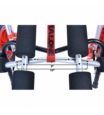 Malone WideTrak SB Large Kayak/Canoe Cart with Balloon Wheels & Bunks