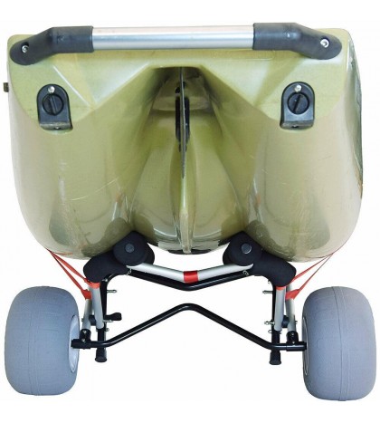 Malone WideTrak SB Large Kayak/Canoe Cart with Balloon Wheels & Bunks