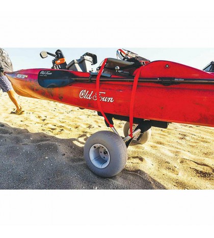 Malone WideTrak SB Large Kayak/Canoe Cart with Balloon Wheels & Bunks