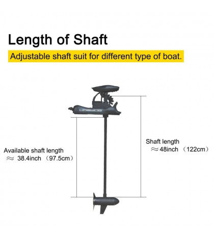 Haswing Black 12V 55lbs 48