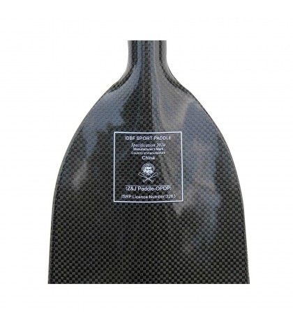 ZJ Sport IDBF Approved Carbon Fiber Dragon Boat Paddle with T Handle