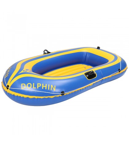 2-Person Reparartion Oared Fishing Boat Kayak River Lake Flotté Pagaies 180 96cm