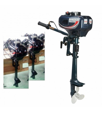 3.5HP/6HP 2-Stroke Outboard Motor Boat Engine Fishing Boat Trolling Motor