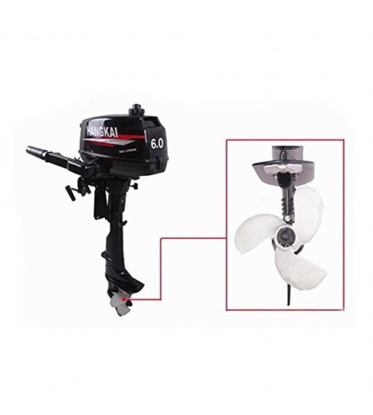 3.5HP/6HP 2-Stroke Outboard Motor Boat Engine Fishing Boat Trolling Motor