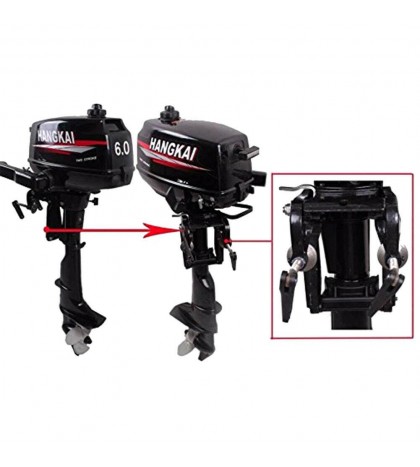 3.5HP/6HP 2-Stroke Outboard Motor Boat Engine Fishing Boat Trolling Motor