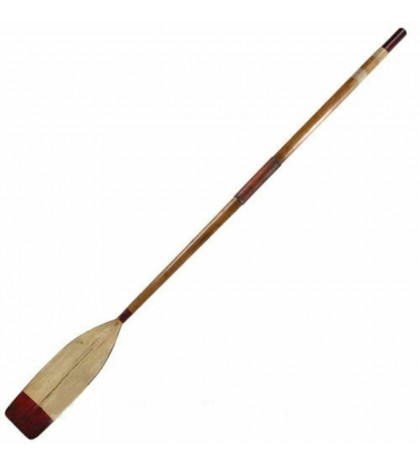 Oxford Varsity 92.5' Wood Decorative Ivory Red Honey Rowing Boat Oar Model