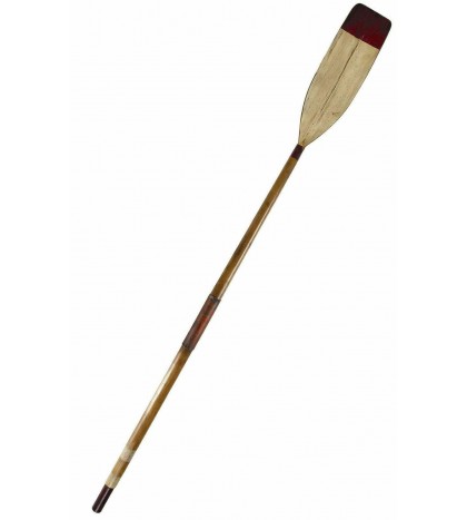 Oxford Varsity 92.5' Wood Decorative Ivory Red Honey Rowing Boat Oar Model