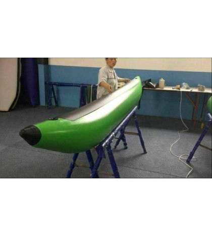 Pair of Inflatable 1.2mm PVC DIY Fishing River Pontoon Raft Boat Float Tubes NEW