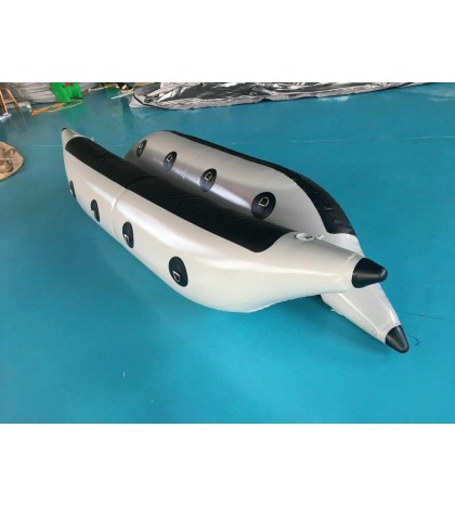 Pair of Inflatable 1.2mm PVC DIY Fishing River Pontoon Raft Boat Float Tubes NEW