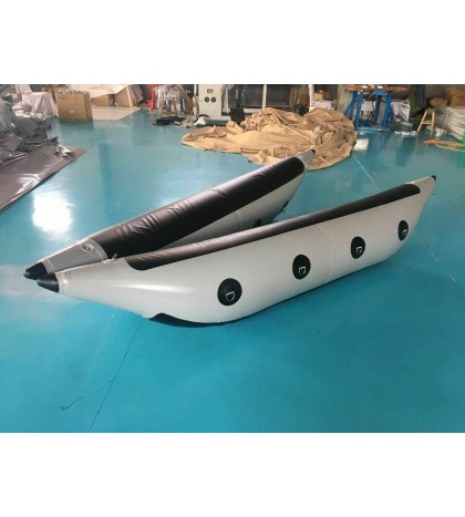 Pair of Inflatable 1.2mm PVC DIY Fishing River Pontoon Raft Boat Float Tubes NEW