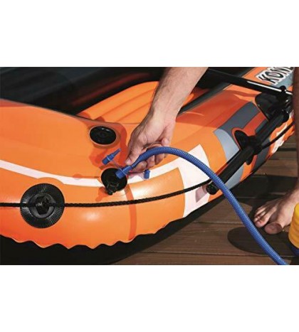 H2OGO! HydroForce Inflatable Raft w/ Oars & Pump 77