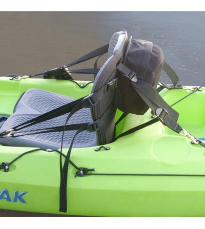 GTS Pro Molded Foam Kayak Seat, Sit On Top Kayak, Back Support, Soft Bottom Set