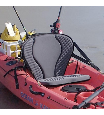 GTS Pro Molded Foam Kayak Seat, Sit On Top Kayak, Back Support, Soft Bottom Set
