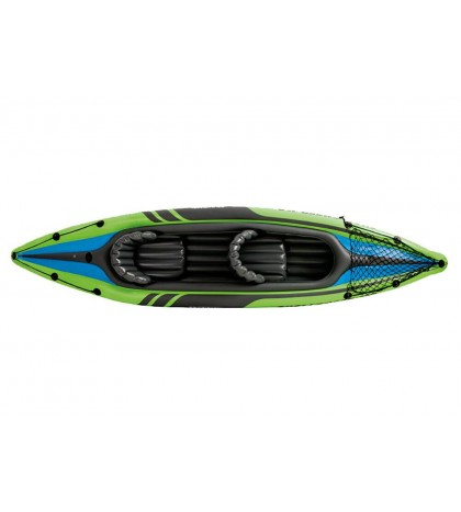 Intex Challenger K2 2-Person Inflatable Sporty Kayak + Oars And Pump (4 Pack)