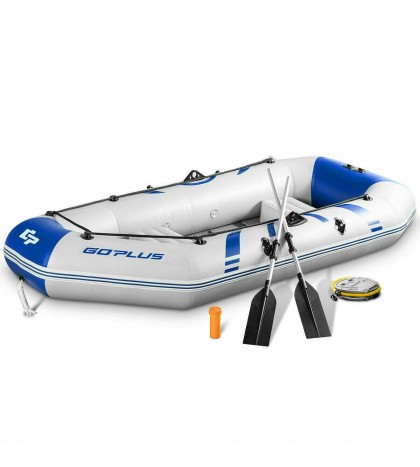 Fishing Kayak Boat Inflatable Kayak 2 3 Person Set Oars Air Pump High Pressure