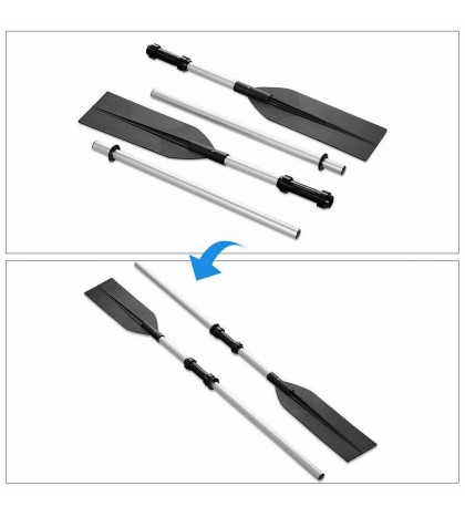 Fishing Kayak Boat Inflatable Kayak 2 3 Person Set Oars Air Pump High Pressure