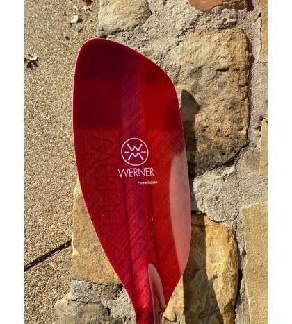 Werner Powerhouse Fiberglass Straight Shaft Kayak Paddle