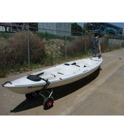 LOT2~Kayak Canoe Jon Boat Carrier Dolly Trailer Trolley Transport Cart Wheel New