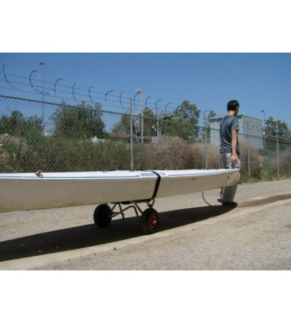 LOT2~Kayak Canoe Jon Boat Carrier Dolly Trailer Trolley Transport Cart Wheel New