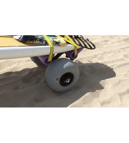 Kayak Cart Super Duty Balloon Beach Wheels 12 inch  28 to 40 inch Axle kit