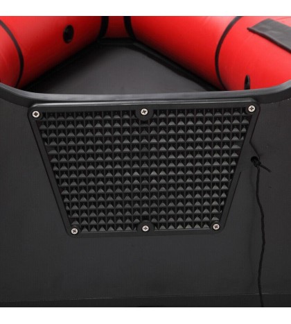 Inflatable Dinghy Fishing Boat 10ft PVC Water 2 Person Adult Red And Black US