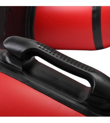 Inflatable Dinghy Fishing Boat 10ft PVC Water 2 Person Adult Red And Black US