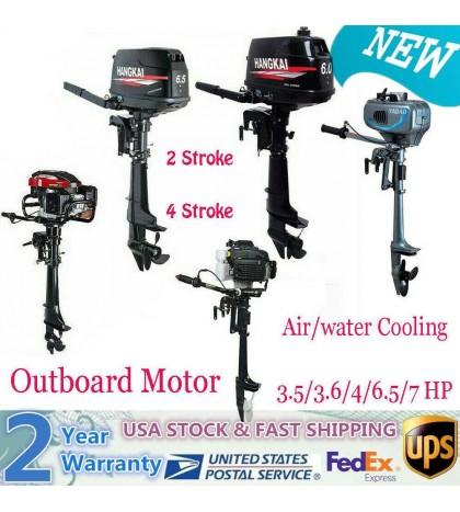 2/4 Stroke 3.5/3.6/4/6.5/7.0HP Outboard Motor Boat Engine with Air/water Cooling