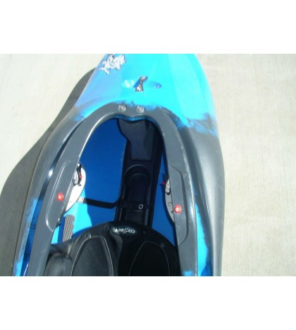 Pyranha JED Kayak - Medium Blue/Gray