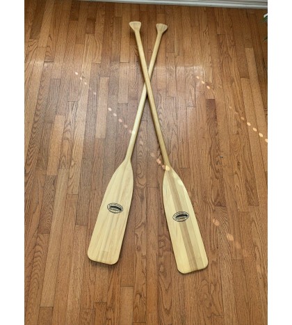 Nice Used Vintage Wooden Feather Paddles Oars Boats Canoe Kayaks 60