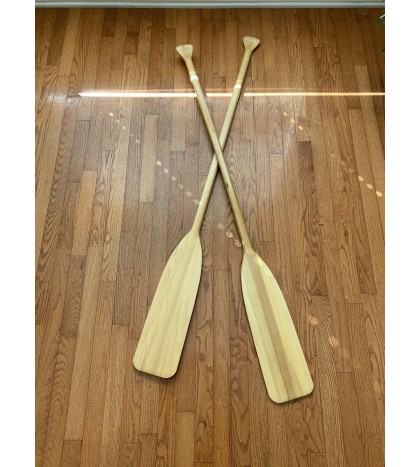 Nice Used Vintage Wooden Feather Paddles Oars Boats Canoe Kayaks 60