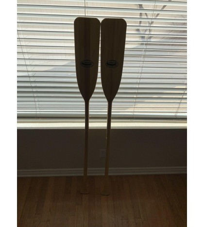 Nice Used Vintage Wooden Feather Paddles Oars Boats Canoe Kayaks 60