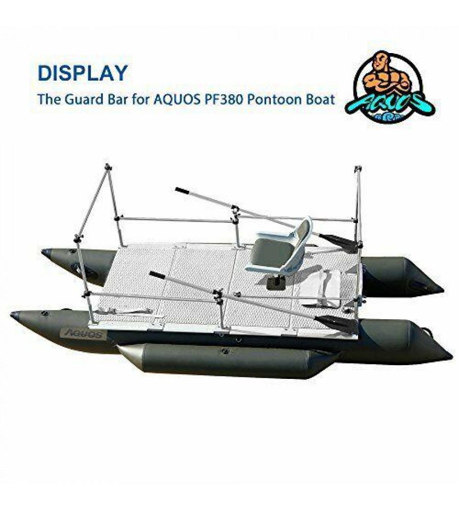 Aquos The Guard Bar 12.5 Green 0.9 PVC Inflatable Pontoon Boat for Lure Fishing Bass Fishing