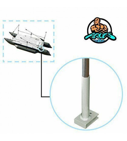 The Guard Bar for AQUOS 12.5' Green 0.9 PVC Inflatable Pontoon Lure Fishing Boat