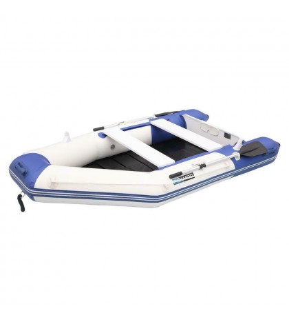 Inflatable Dinghy Boat 2 Person 10ft Fishing Tender Rafting Water Sports Blue