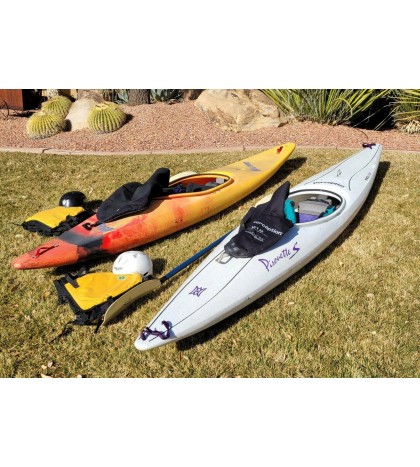 Pair of White Water Kayaks